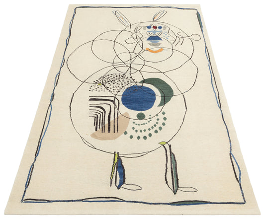 "UZAYA GİDEN İLK KADIN ASTRONOT", Elçin Göktan, El dokuması kilim