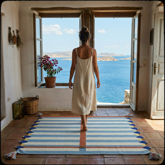 "TEKRAR", Bilge Kalfa, El dokuması kilim