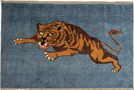 "KAPLAN KAÇ", Ayse Erdem, El dokuma halı