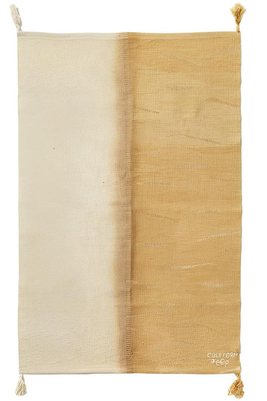 "MUSTARD", Merve Abedan - Cult Form, El dokuması kilim