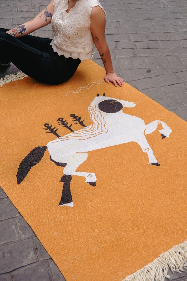 "BEREKET", Gizem Ulusoy, El dokuması kilim