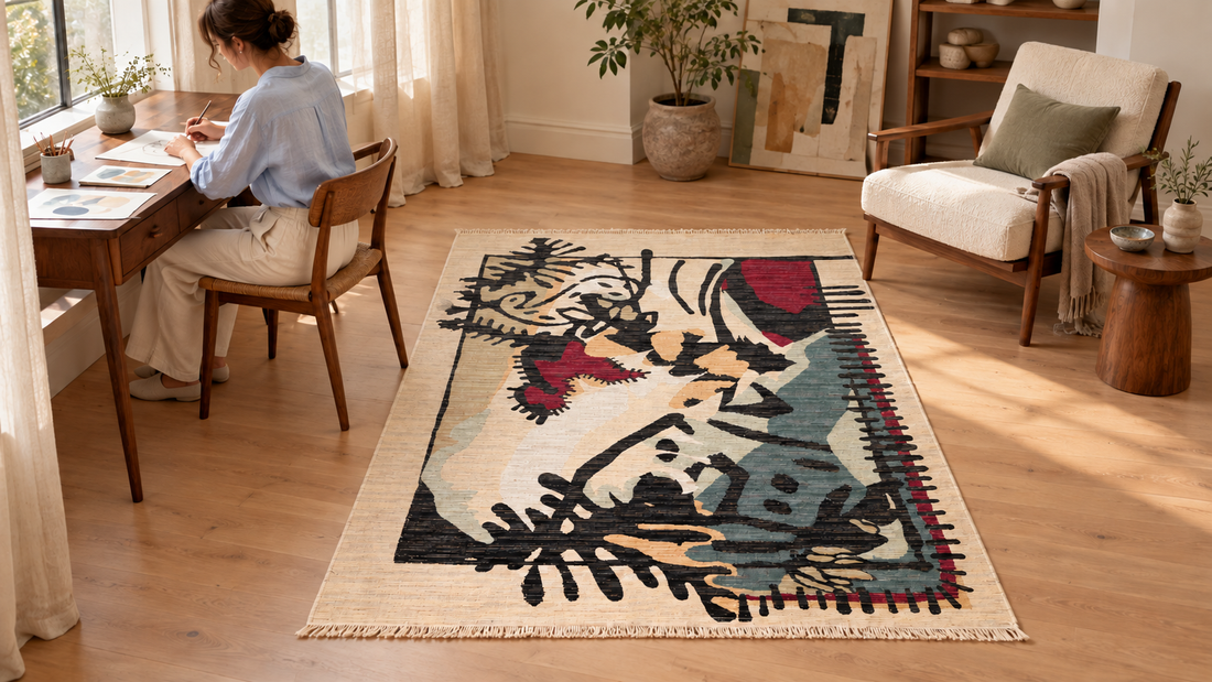 Sanatçı Tasarımı Kilim Nedir? TheKeep’in Uşak Üretimi ve Koleksiyonlarıyla Seçim Rehberi