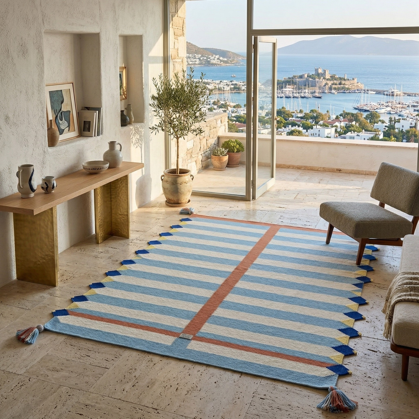 "TEKRAR", Bilge Kalfa, El dokuması kilim