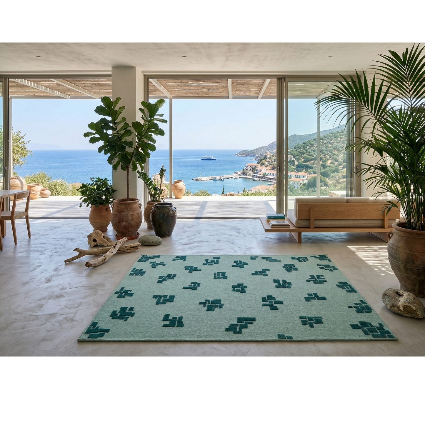 "BU ARALAR", Bilge Kalfa, El dokuması kilim